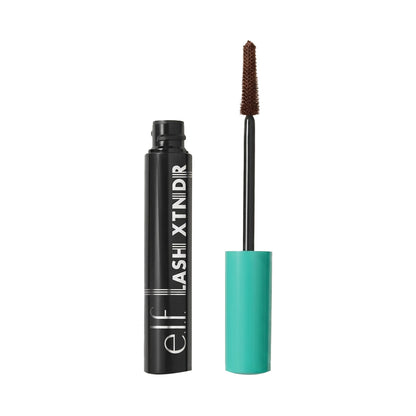 Concealer with applicator and packaging on a white background