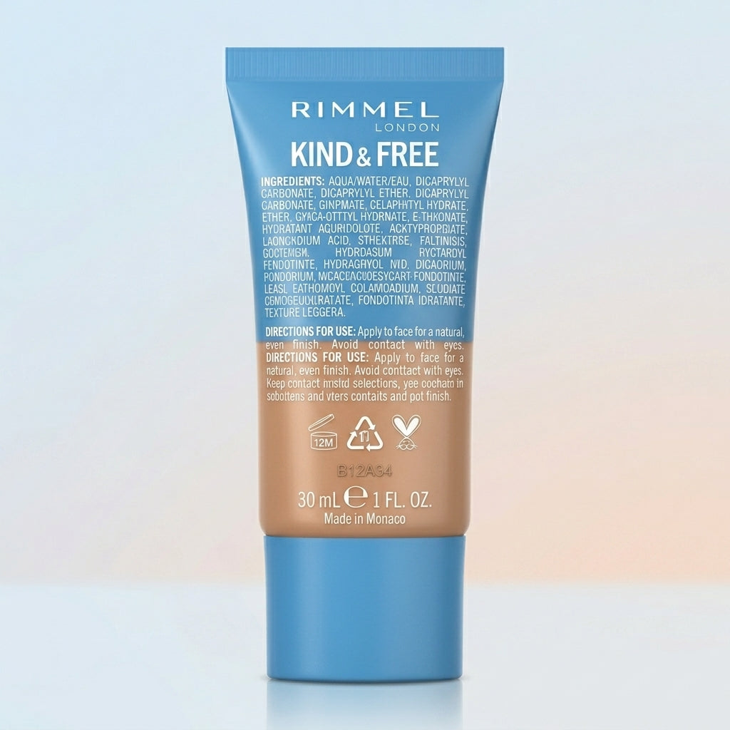Rimmel Kind + Free Moisturising Skin Tint Foundation, Vanilla 160