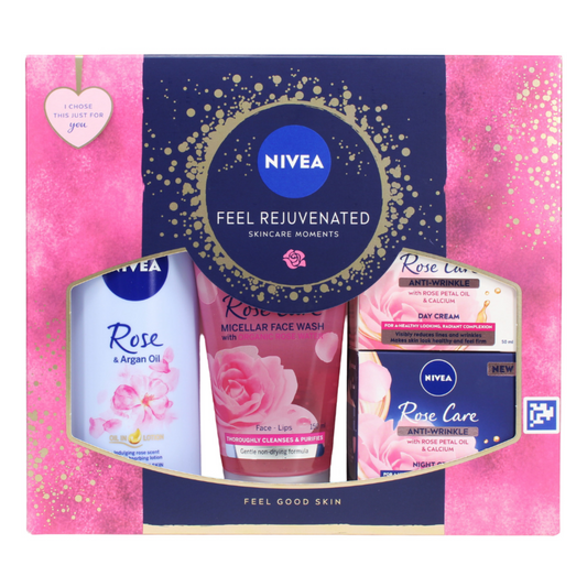 Nivea Feel Rejuvenated Gift Set - Rose Care