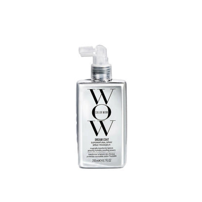 Bottle of WOW Color Wow Dream Coat hair product on a white background